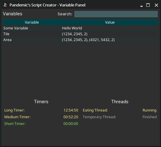 Variable panel